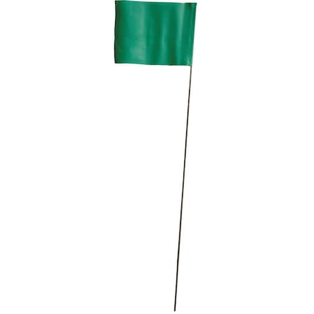 Blackburn Flag Marking Flag, Vinyl, 21 in L., 100 PK 451W STD GRN